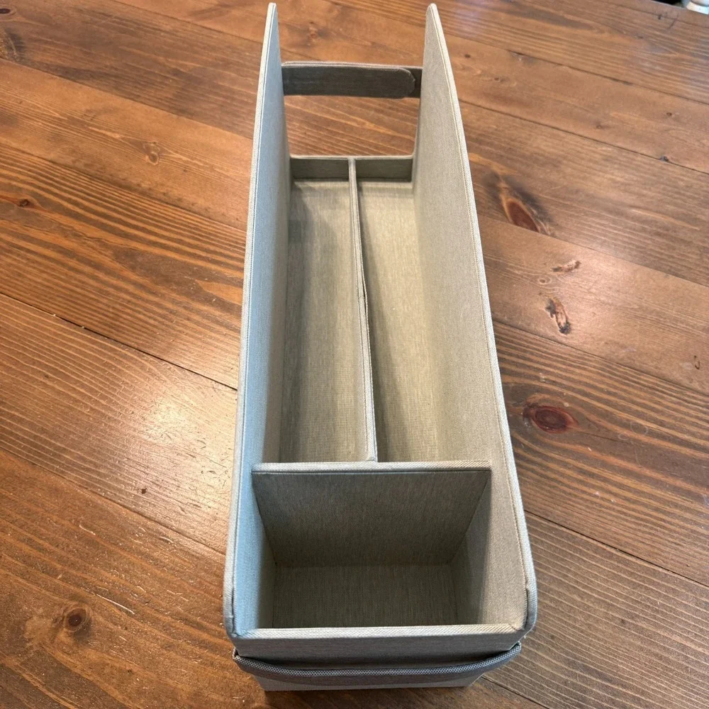 CARAWAY BAKEWARE CANVAS STORAGE BIN HOLDER ORGANIZER‎ EUC